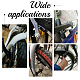 SUPERFINDINGS 8Pcs Wear Resistant Rubber Bike Brake Pads TOOL-FH0001-18-5