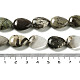 Brins de perles de jaspe en pierre de richesse naturelle G-L242-32-5