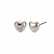 Boucles d'oreilles coeur pour femme EJEW-S213-02A-01S-RS-2