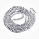 Chapelets de perles en verre électroplaqué EGLA-S195-02C-01-2