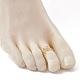Anillo abierto del dedo del pie envuelto en alambre de cobre RJEW-JR00621-3