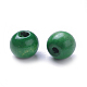 Perles en bois naturel teint WOOD-Q006-10mm-05-LF-2