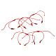 Регулируемый плетеный браслет из нейлоновой нити AJEW-JB00770-1