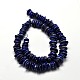 Natural Lapis Lazuli Chip Beads Strands X-G-E271-63-2
