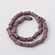Synthetic Lava Rock Bead Strands G-N0118-16-2
