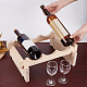 3 porte-bouteilles de vin en bois ODIS-WH0043-21-3