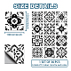 Pegatinas de azulejos de pvc impermeables DIY-WH0454-010-2