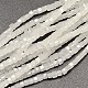 Fili di perle di vetro di giada sfaccettato cubo sfaccettato EGLA-J133-A03-1