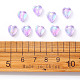 100pcs perles acryliques transparentes écologiques TACR-YW0001-07D-6