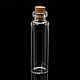 Botella de cristal frasco de vidrio para envases de abalorios CON-E008-60x16mm-2