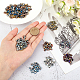 ARRICRAFT 300Pcs 15 Colors Electroplate Non-magnetic Synthetic Hematite Beads G-AR0003-99-3