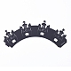 城のハロウィーンのカップケーキラッパー  レーザーカット紙ライナーホルダー  ハロウィンパーティーの結婚式の誕生日の装飾のために  ブラック  8.5x19.5x0.03cm CON-G010-D02-3