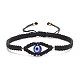 Bracelet de perles tressées mauvais œil au chalumeau BJEW-TA00160-01-1