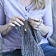 NBEADS 3 Pcs 3 Sizes Cat Charm Knitting Row Counter Chains HJEW-PH01834-6