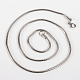 304 Stainless Steel Snake Chain Necklace Making STAS-P045-29P-2
