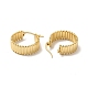 Brass Thick Hoop Earrings for Women EJEW-I279-01G-2
