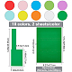 Craspire 20 feuilles 10 couleurs pvc auto-adhésif identification câble étiquette pasters DIY-CP0007-31-2