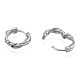 316 серьги-кольца из хирургической нержавеющей стали для мужчин и женщин EJEW-N052-09-3