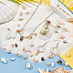 PH PandaHall 10 Strands Sea Shells Natural Spiral Shells Conch Shells Ocean Beach Seashells for Wakiki Hawaii Anklet Bracelet Craft Making Home Decoration Beach Party Vase Filler Candle Making BSHE-PH0001-33-5