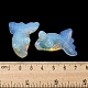 Резные фигурки целебных золотых рыбок из натуральных и синтетических драгоценных камней DJEW-D012-08A-4