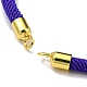 Fabrication de bracelets en cordons de nylon adaptés aux breloques de connecteur AJEW-P116-02G-02-2