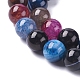 Chapelets de perles en agate à rayures naturelles/agates à bandes G-G582-10mm-53-3