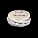 Fashion Zinc Alloy Leather Cord Bracelets BJEW-BB26659-1-2