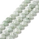 Chapelets de perles naturelles de jade du Myanmar/jade de Birmanie G-C238-15-1