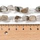 Натуральный зеленый lodolite кварц бисер пряди G-P497-01E-05-5