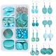 SUNNYCLUE DIY Imitation Gemstone Style Earring Making Kits DIY-SC0012-11-1