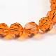 Faceted Round Imitation Austrian Crystal Glass Bead Strands G-PH0008-12-8mm-2
