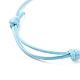 Bracelet cordon perlé coeur BJEW-JB07678-6