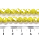 Supports de perles de verre opaques EGLA-A035-P6mm-B04-4