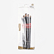 Wooden Paint Brushes Pens Sets AJEW-L074-04-4