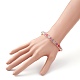 Ensemble de bracelets en perles acryliques transparents pour mère et enfants BJEW-JB06511-5