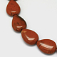 Brins de perles de jaspe rouge en forme de larme G-M233-14-1