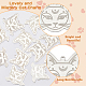 Dicosmétique 20 pièces breloques tête de chat de divination pendentifs de chat plats chat en acier inoxydable avec breloques de lune pendentifs de chat de compagnie mignons pendentifs de petit animal pour la fabrication de bijoux artisanaux FIND-DC0002-56-4