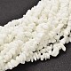 Copeaux de perles de verre opaques G-L454-03-1