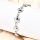 Браслеты из нержавеющей стали 304 с божьей коровкой для женщин BJEW-K226-15A-P-1