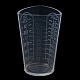 計量カップ  レジンクラフト用の目盛り付きシリコンミキシングカップ  透明  4.7x4.8x7.2cm  容量：50ml（1.69fl.oz） TOOL-Q027-01A-3