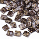 Perles de rocaille en verre à 2 trou X-SEED-S023-43C-08-1