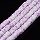 Handmade Polymer Clay Beads Strands CLAY-R089-6mm-170-2