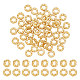 ARRICRAFT 50Pcs Brass Spacer Beads KK-AR0003-08-1