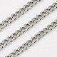 304 Stainless Steel Twist Chains CHS-K001-19-3mm-1