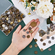Dicosmetic 300 Stück 5 Farben 8-Blütenblatt-Perlenkappen aus Legierung im tibetischen Stil FIND-DC0003-91-3