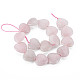 Natural Rose Quartz Beads Strands X-G-S359-342-2