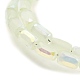 Brins de perles de verre imitation jade givré GLAA-P058-07A-07-3