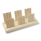 2-Slot Wooden Earring Display Card Stands EDIS-R027-01A-02-4