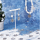 Sunnyclue 36 Uds. 3 colgantes de aleación de estilo. encanto de copo de nieve FIND-SC0004-64-4
