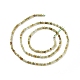 Natürlichen grünen Granat Perlen Stränge G-C009-A23-3